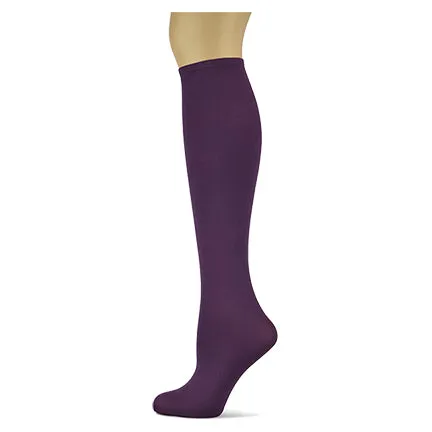 Plum Adult Knee Highs