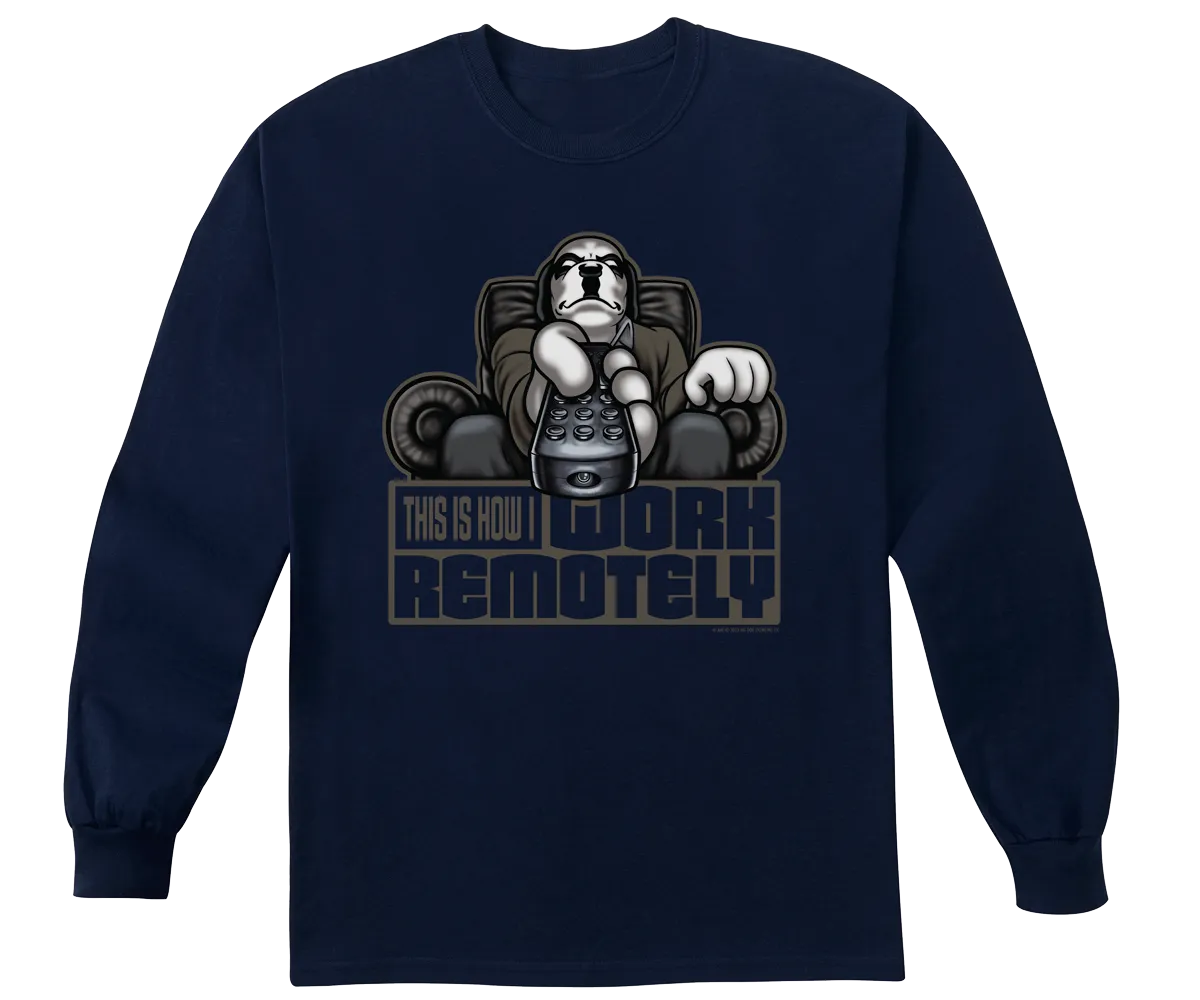 Work Remotely Long Sleeve T-shirt